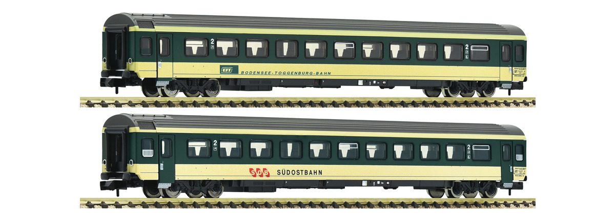 SET DE 2 COCHES VIAJEROS, VORALPEN-EXPRESS SOB/BT. FLEISCHMANN 6260095